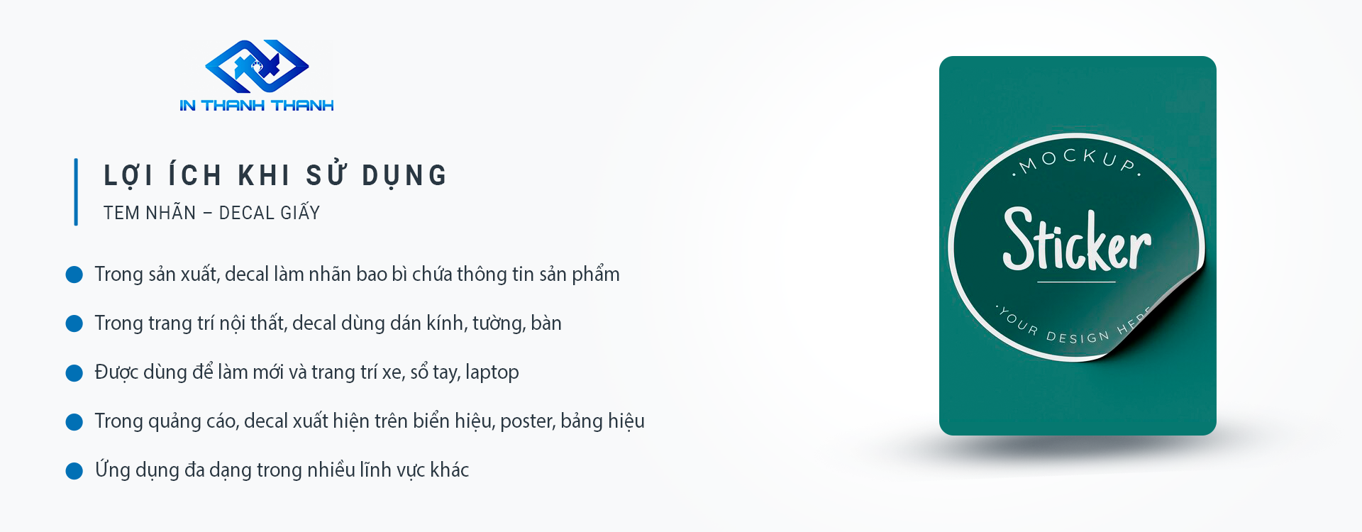 Tem Nhãn – Decal Giấy